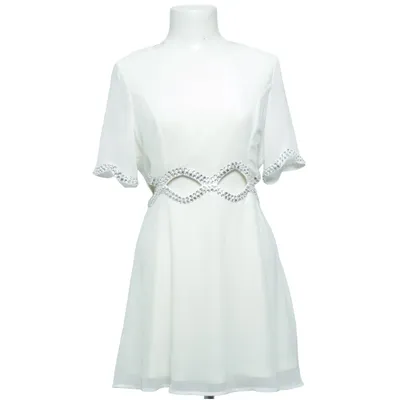 Dress (White) from AX Paris Polyester