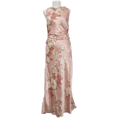 Maxikjole (Pink, Hvid) fra Reformation Silke