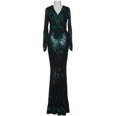 Evening gown (Black) from Goddiva Polyester