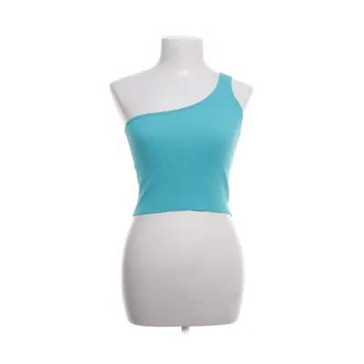 Crop top (Turquoise) from Divided by H&M Elastane, Polyamide, Viscose