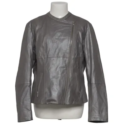 Veste en cuir (Gris) de Rick Cardona Cuir, Polyester