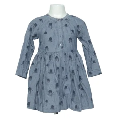Dress (Blue, Gray) from Monoprix Kids Cotton