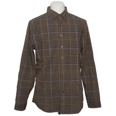 Flannel shirt (Brown) from Dressmann Cotton