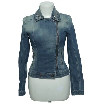 Veste en jean (Bleu) de Please Coton, Élasthane