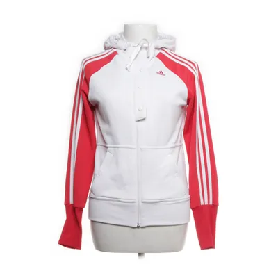 Træningsjakke (Hvid, Rød) fra Adidas Polyester