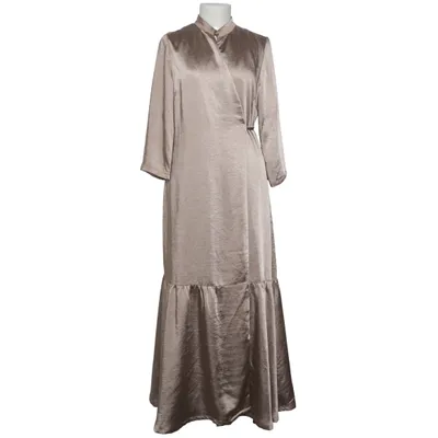 Robe portefeuille (Minina Long Dress) de Gestuz Acétate, Élasthane, Polyester, Viscose
