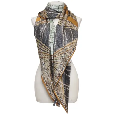 Shawl (Brown, Multicolored) from Mucho Gusto
