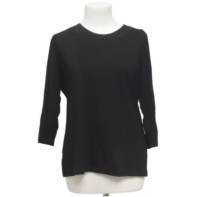 T-shirt à manches longues (Noir) de Gabriella K. Élasthane, Viscose