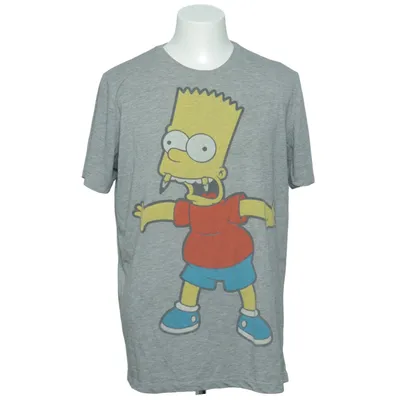 T-shirt (Gris, Multicolore) de The Simpsons Coton, Polyester