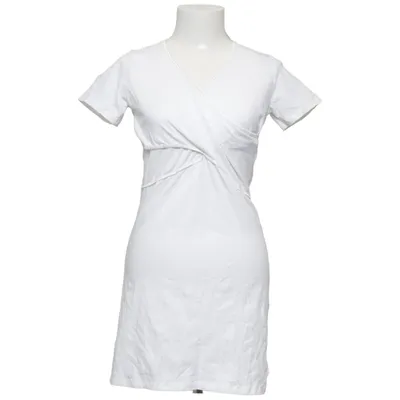 Maternity dress (White) from Paola Maria Cotton, Elastane