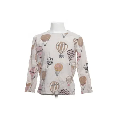 Långärmad t-shirt (Vit, Flerfärgad) från Lindex Kids Bomull, Viskos