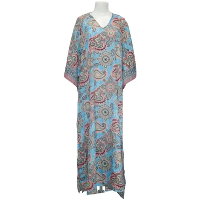 Kaftankjole (Blå, Flerfarvet) fra Warna Viscose