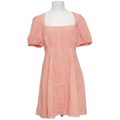 Dress (Red, White) from Urban Revivo Cotton, Polyester