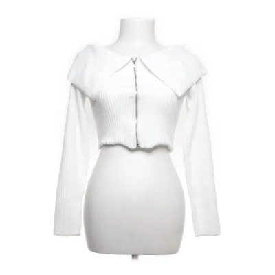 Crop top (Hvid) fra Chiquelle Elastan, Polyester