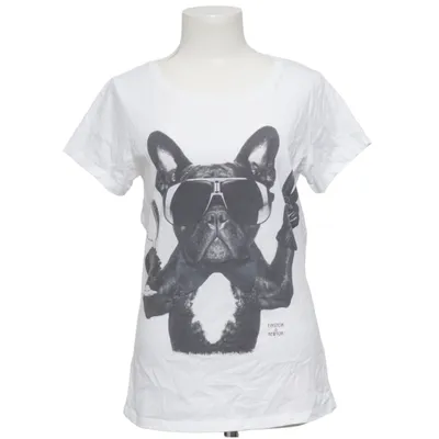 T-shirt (Vit, Svart) från Einstein & Newton Ekologisk bomull