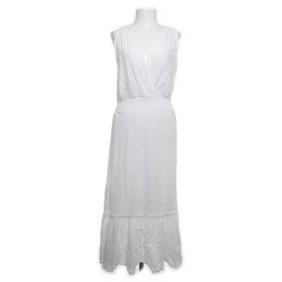 Maxi jurk (Wit) van Kikisix Katoen, Viscose