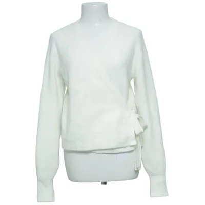 Omlottkofta (Vit) från Indiska Alpackaull, Elastan, Återvunnen polyester
