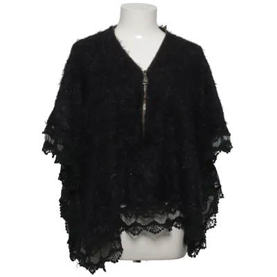 Poncho (Black) from Chica London Acrylic, Polyamide, Polyester