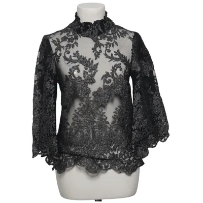 Blouse (Noir, Argent) de Coast Élasthane, Fibre métallique, Polyamide, Polyester