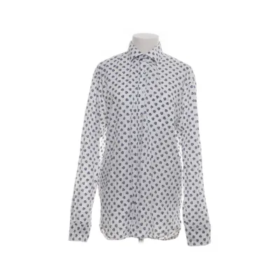 Skjorta (Vit, Blå) från Oscar of Sweden Bomull