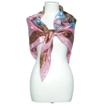 Sjal (Pink, Flerfarvet) fra M.J.M. Polyester