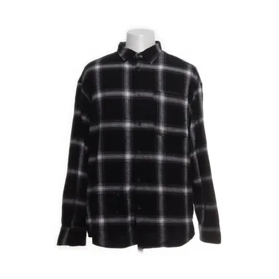 Chemise en flanelle (Noir, Blanc) de Cropp Coton