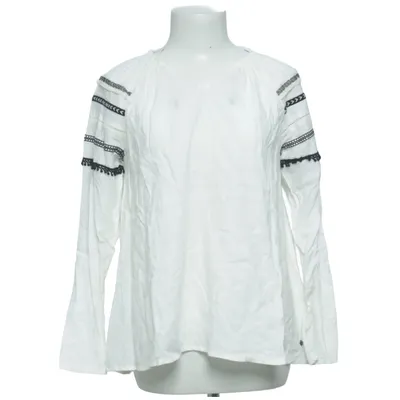 Blouse (Wit, Zwart) van Chipie Katoen, Viscose