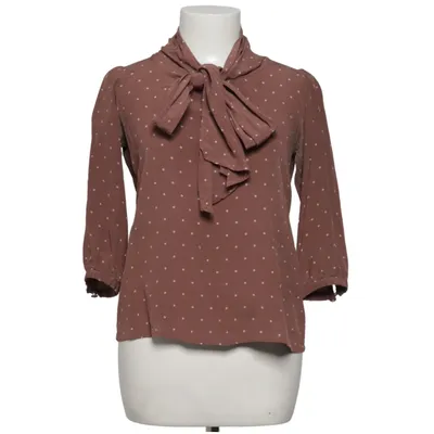 Sløjfebluse (Brun) fra Greta Silke
