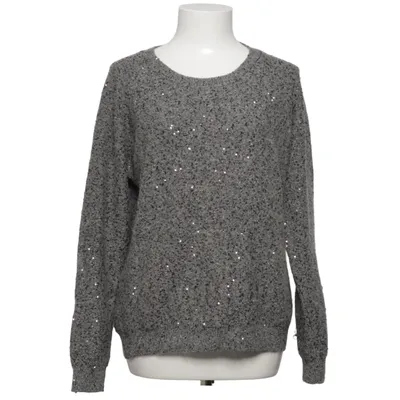 Pull-over (Gris) de Style Butler Coton, Élasthane, Fibre métallique, Mohair, Polyamide, Polyester, Laine