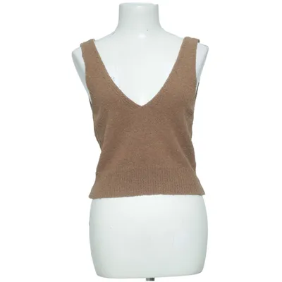 Crop top (Bruin) van Tina Maria x NA-KD Katoen, Polyester