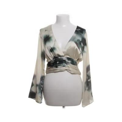 Crop top (Beige, Meerkleurig) van Zara Polyester