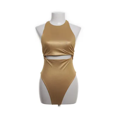 Baddräkt (Guldfärgad) från H&M Studio Elastan, Polyester