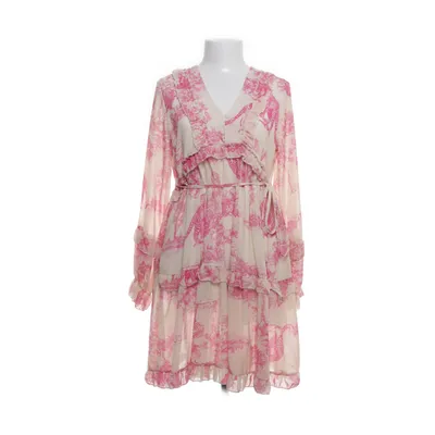 Dress (Beige, Pink) from Miss Goodlife Viscose, Polyester, Elastane