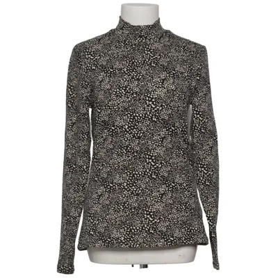 T-shirt à manches longues (Noir, Beige) de Garcia Coton, Élasthane