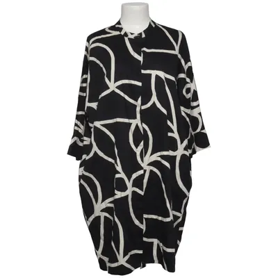 Shirt dress (Black, White) from Masai Cotton