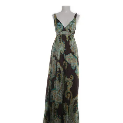 Långklänning (Brun, Flerfärgad) från Ana Alcazar Polyester, Silke