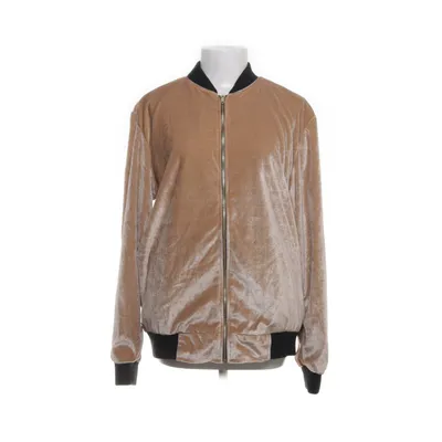 Bomberjack (Beige) van Reclaimed Vintage Polyester, Elastaan