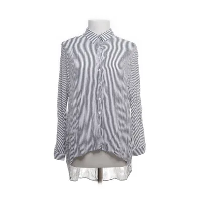 Blouse (Wit, Blauw) van Zara Woman Viscose