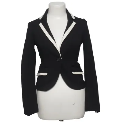 Blazer (Zwart, Wit) van Express Design Studio Elastaan, Polyamide, Viscose