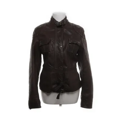 Läderjacka (Brun) från ARMA Collection Acetat, Skinn