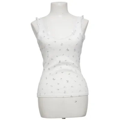 Débardeur (Multicolore, Blanc) de Monki Coton, Élasthane