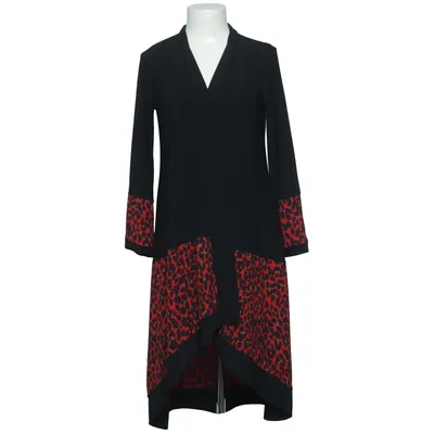 Cardigan (Zwart, Rood, Meerkleurig) van Paulmark Elastaan, Polyester