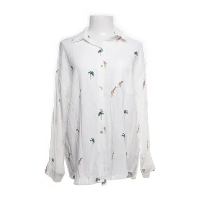 Shirt (White, Multicolored) from Musy Muse Linen