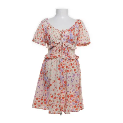 Klänning (Vit, Flerfärgad) från Influence Polyester
