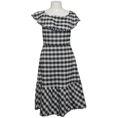 Dress (Black, White) from Ann Taylor Elastane, Polyester, Viscose