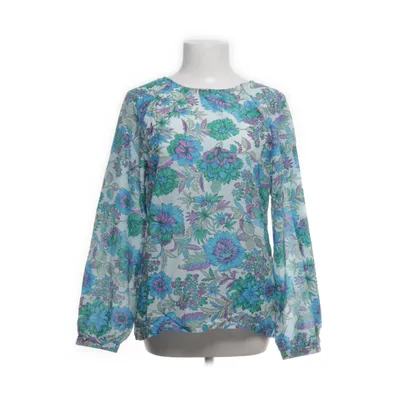 Blouse (Blauw, Groen, Meerkleurig) van Essentiel Antwerp Katoen, Zijde