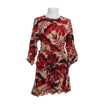 Dress (Red, Beige) from Johanna Ortiz x H&M Viscose