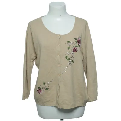 Cardigan (Beige, Flerfarvet) fra Hennes Collection Angora, Polyamid, Silke