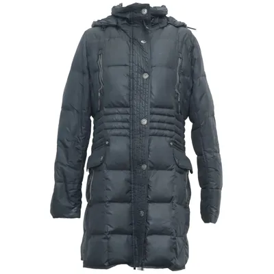 Down coat (Black) from Junge Down, Feather, Polyamide, Polyester