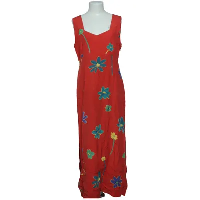 Robe (Rouge, Multicolore) de Kellermann Cupro, Viscose
